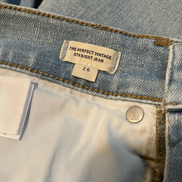 Madewell perfect vintage straight jeans - Picture 4 of 6